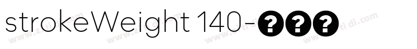 strokeWeight 140字体转换